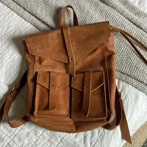 Raven + Lily leather backpack from Magnolia made in Ethiopia ✨Raven + Lily Magnolia Joanna main image 4